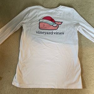 Vineyard vines Santa hat whale long sleeve